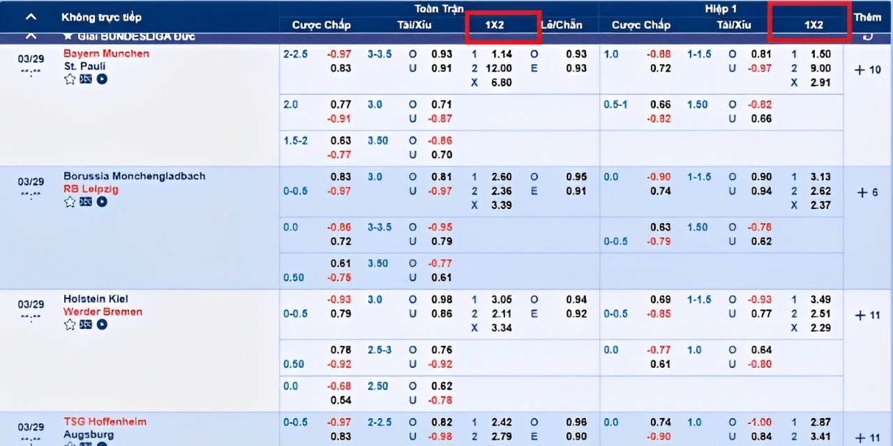 Kèo Châu Âu đơn giản, dễ chơi cho người mới 